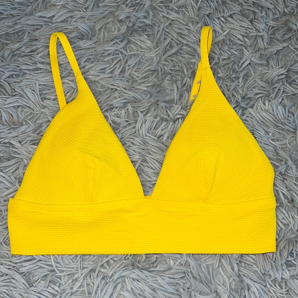 Aerie Yellow Bikini Top